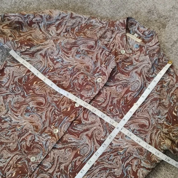 Vintage Saint Laurent Swirl Paisley Blouse With Flaws - Picture 4 of 10